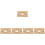 5Pz Dumpling Maker Compatto in Legno Multifunzione Arancione 6