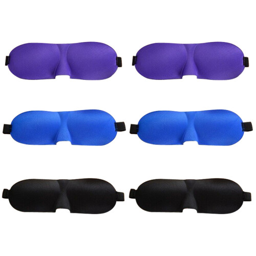 6Pz Maschera 3D Materiale Morbido Elastico Vari 1