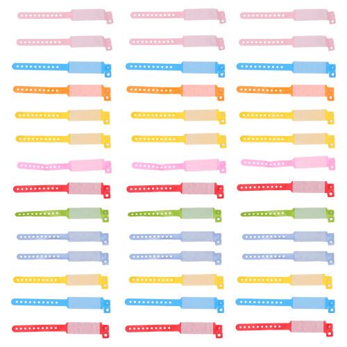 300Pz Braccialetti PVC Anti-Perdita Impermeabili Misti 2