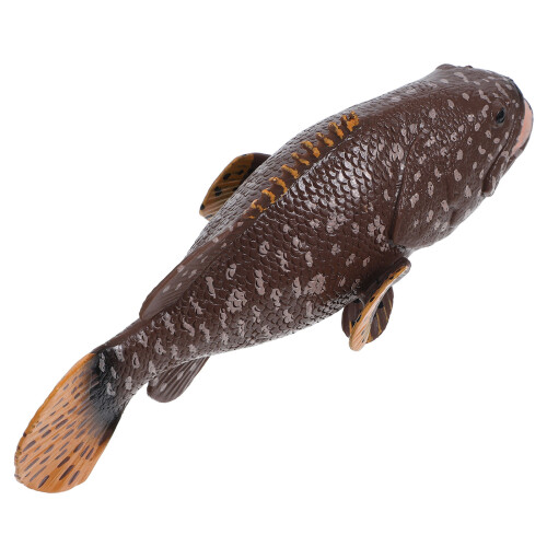2Pz Figurine Marine Pesce Simulato Marrone Decor 1
