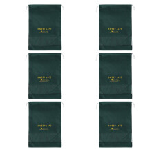 12Pz Borse Organizer Scarpe Traspiranti in Tessuto Non Tessuto Verde