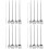 4Set Cucchiai Cannucce Acciaio Resistenti Per Bar 6