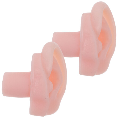 4Pz Orecchio Silicone Morbido Per Display Gioielli E Pratica Piercing