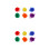 12Pz Veli Arcobaleno Per Danza E Decorazione 4