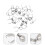 40Pz Connettori Pendenti in Argento Per Decorazioni E Gioielli 6