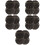 20Pz Chiusura Decorativa in Ottone Nera Per Scatole 6