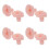 4Pz Orecchio Silicone Morbido Per Display Gioielli E Pratica Piercing 6