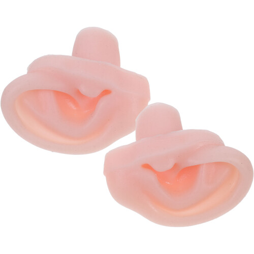 4Pz Orecchio Silicone Morbido Per Display Gioielli E Pratica Piercing 1
