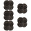 20Pz Chiusura Decorativa in Ottone Nera Per Scatole 10