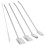 4Set Cucchiai Cannucce Acciaio Resistenti Per Bar 3