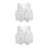 2Pz Gilet Paillettes Argento Soft Breaths Jazz Dance E Palco 8