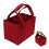 3Pz Porta Vino Feltro Rosso Multicella 6 Bottiglie Robustezza 2