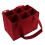 3Pz Porta Vino Feltro Rosso Multicella 6 Bottiglie Robustezza 6