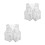 2Pz Gilet Paillettes Argento Soft Breaths Jazz Dance E Palco 7