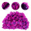3Pz Cappello Nuoto Viola Con Fiore 3D, E Impermeabile 9