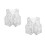 2Pz Gilet Paillettes Argento Soft Breaths Jazz Dance E Palco 6