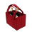 3Pz Porta Vino Feltro Rosso Multicella 6 Bottiglie Robustezza 3