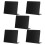 10Pz Mini Lavagne Desktop PVC Nero Per Memo, Etichette Cibo E 1
