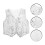 2Pz Gilet Paillettes Argento Soft Breaths Jazz Dance E Palco 9