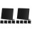 10Pz Mini Lavagne Desktop PVC Nero Per Memo, Etichette Cibo E 4