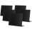 10Pz Mini Lavagne Desktop PVC Nero Per Memo, Etichette Cibo E 2