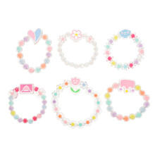 12Pz Bracciali Elastici Colorati Per , Gioielli Decorativi