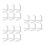 18St Draagbare Figure Holder Wit Perfect Voor 4