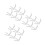 18St Draagbare Figure Holder Wit Perfect Voor 6