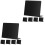 10Pz Mini Lavagne Desktop PVC Nero Per Memo, Etichette Cibo E 5