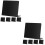 10Pz Mini Lavagne Desktop PVC Nero Per Memo, Etichette Cibo E 8