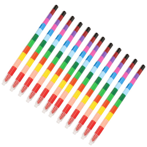 32Pz Crayons 12 Per Bambini Uso Artistico Casa