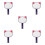 5St Droog Uitwisbare Paddles Bord Multifunctioneel Voor 5