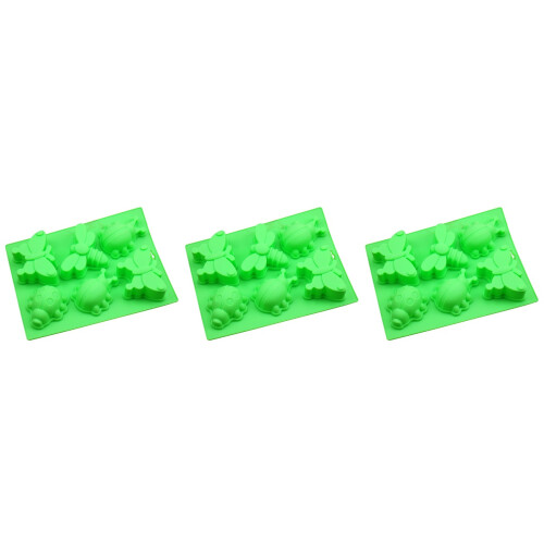 3Pz Silicone Antiaderente Per Cioccolato E Verde 2