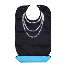 3Pcs Waterproof Adult Eating Apron Multi Color Polyester Meal Bib