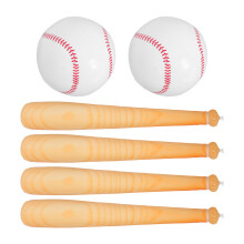 4Zest Zestaw Plastikowych Dmuchanych Kijów Baseballowych Dla Dzieci