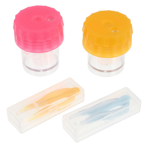 4Set Set Pulitori Viaggio Manuale Custodia 1