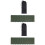 2Pz Windscreen Antivento Verde in Ferro Per Fornello E Bbq Portatile 5