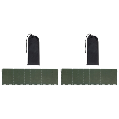 2Pz Windscreen Antivento Verde in Ferro Per Fornello E Bbq Portatile 2