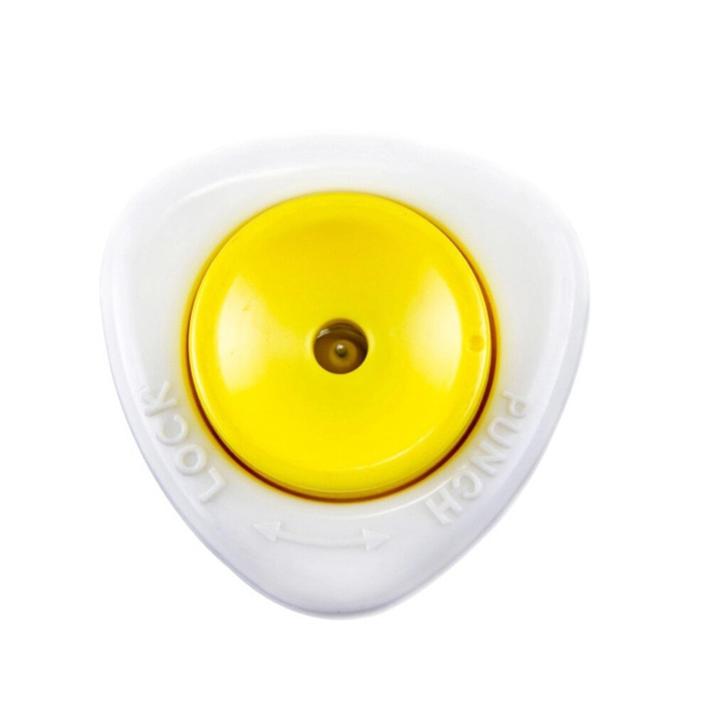 Easy Egg Peel Egg Punch For Kitchen Gadgets, Spring Retractable Design Boiled Egg Piercer With Safety Lock For Intact Eggshell, Stainless Steel 9433291846582
