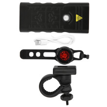 LED-Warnrücklicht für Fahrräder, hohe Helligkeit, wiederaufladbar, USB-Ladeanschluss, Rücklicht mit drei Blinkmodi, einfaches Design