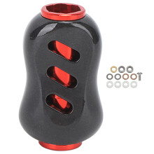 Fishing Reel Handle Knob, Carbon Fiber Replacement Part with Comfortable Grip and Lightweight Design for Baitcasting Spinning Reels, Ergonomic Surface