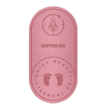 Jump Rope Mat, Floor Protection Non-Slip Thickening Sound Insulation Design at 8mm Workout Mat for Indoor Outdoor Exercise, High-Density Material Anti