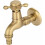 Antique Solid Brass Faucet, Vintage Design Water Tap For Bathroom Kitchen (Long) 1