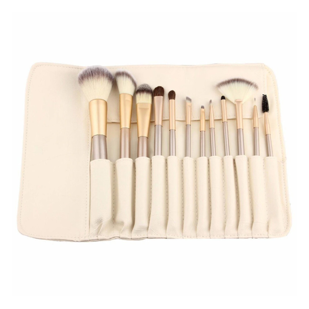 Professional Makeup Brushes Set, Synthetic Foundation Brushes With Travel Bag, Versatile Brushes For Liquid Or Powder Products, Soft Non-Shedding
