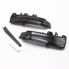 Clignotants latéraux à LED séquentiels pour rétroviseurs, éclairage de style européen pour Mercedes-Benz, lentille en plastique ABS étanche