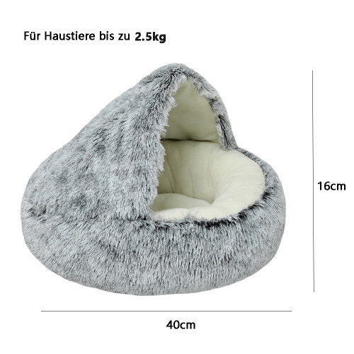 Αντιολισθητικό κρεβάτι κατοικίδιου με πάτο, άνετο κρεβάτι κατοικίδιου Cocoon με 1