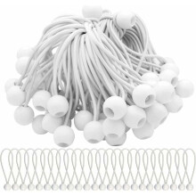 Heavy-Duty Ball Bungee Cords, UV Treated Elastic Ropes for Maximum Durability, Weather-Resistant Cord Technology for Longevity in Outdoor Use, Ideal