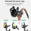 Universal Compatibility Stroller Cup Holder, Phone Holder For Quick Access, High Quality Material Ensures Durability, Adjustable Clamp For Secure Fit 2