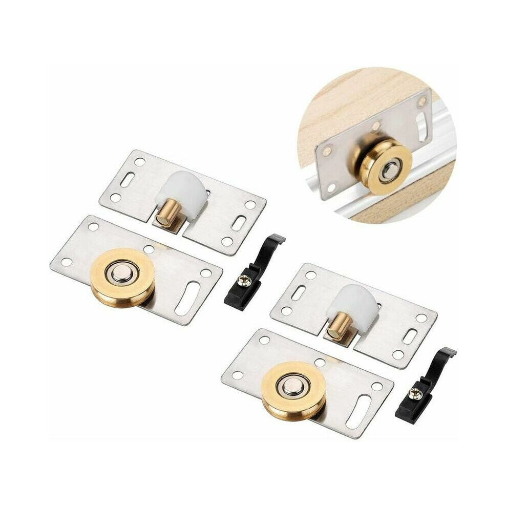 Unmatched Quality, Stainless Steel Panel For Corrosion Resistance, Exquisite Craftsmanship Sliding Door Wheels For Longevity, Furniture Hardware With 9358999328058