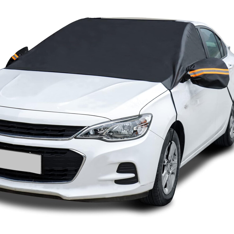 Auto Windshield Cover, Universal Fit Waterproof Cover Offers Year-Round Defense Against Environmental Hazards 9358999328713